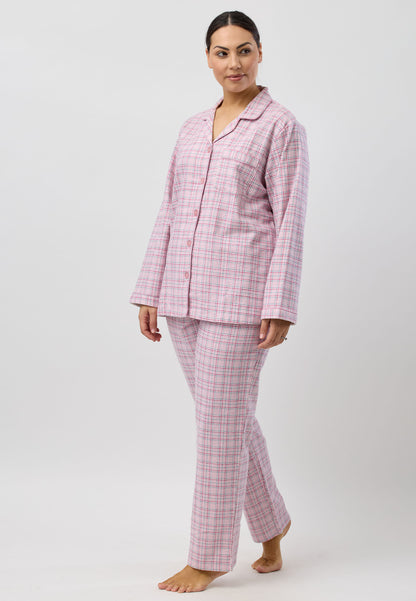 HOUNDSTOOTH REVERE PJ SET PINK - SK500H5