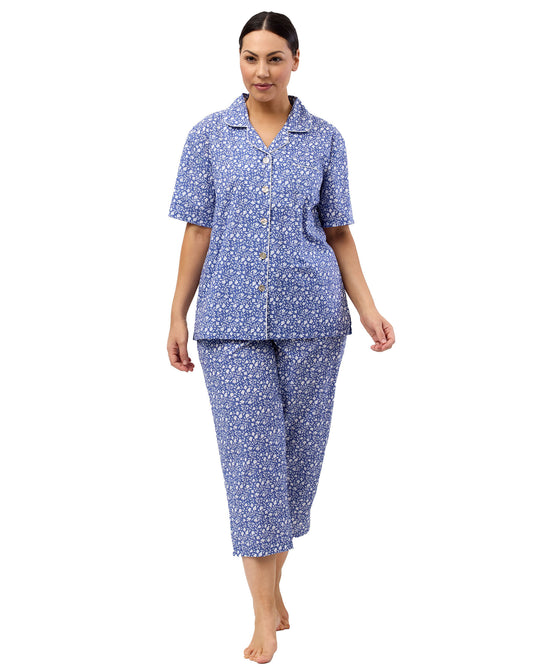 LEAF PJ SET DENIM - SK500L