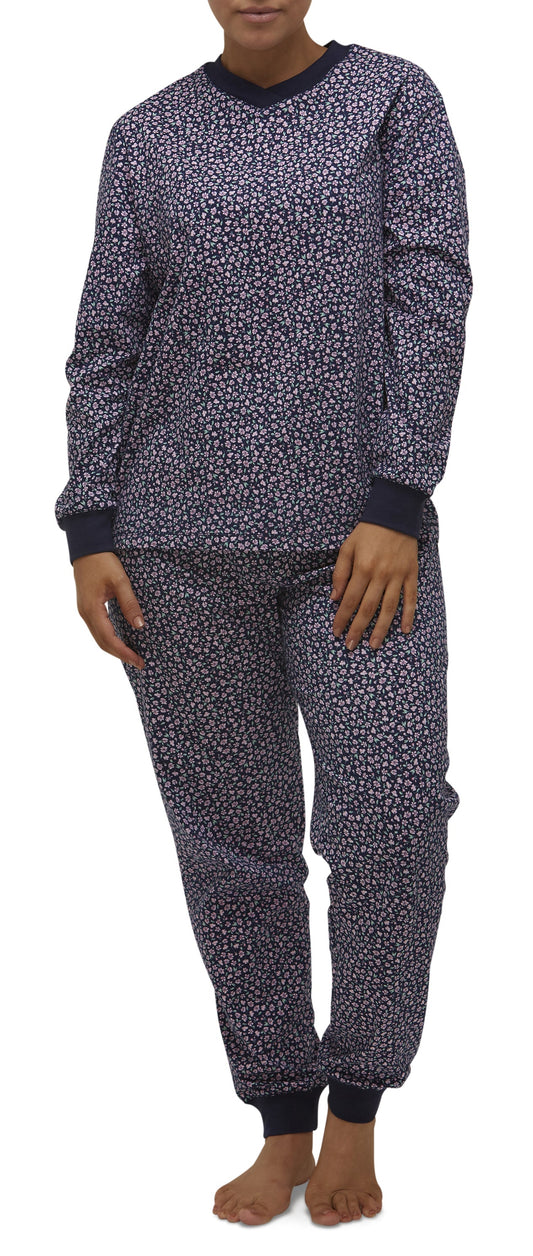 DITSY SKI PJ SET NAVY - SK100D