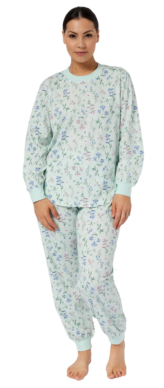 MEADOW SKI PJ SET SAGE - SK102M