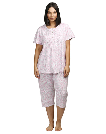 WILDFLOWERS PJ SET PINK - SK109W