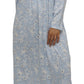 SHELLEY QUILTED NIGHTIE CHAMBRAY-SK202S