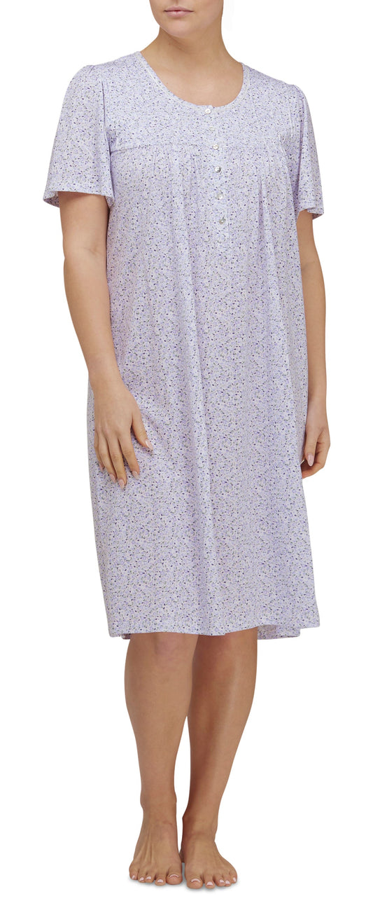 Estella Nightie Blue Lilac Jersey - SK204