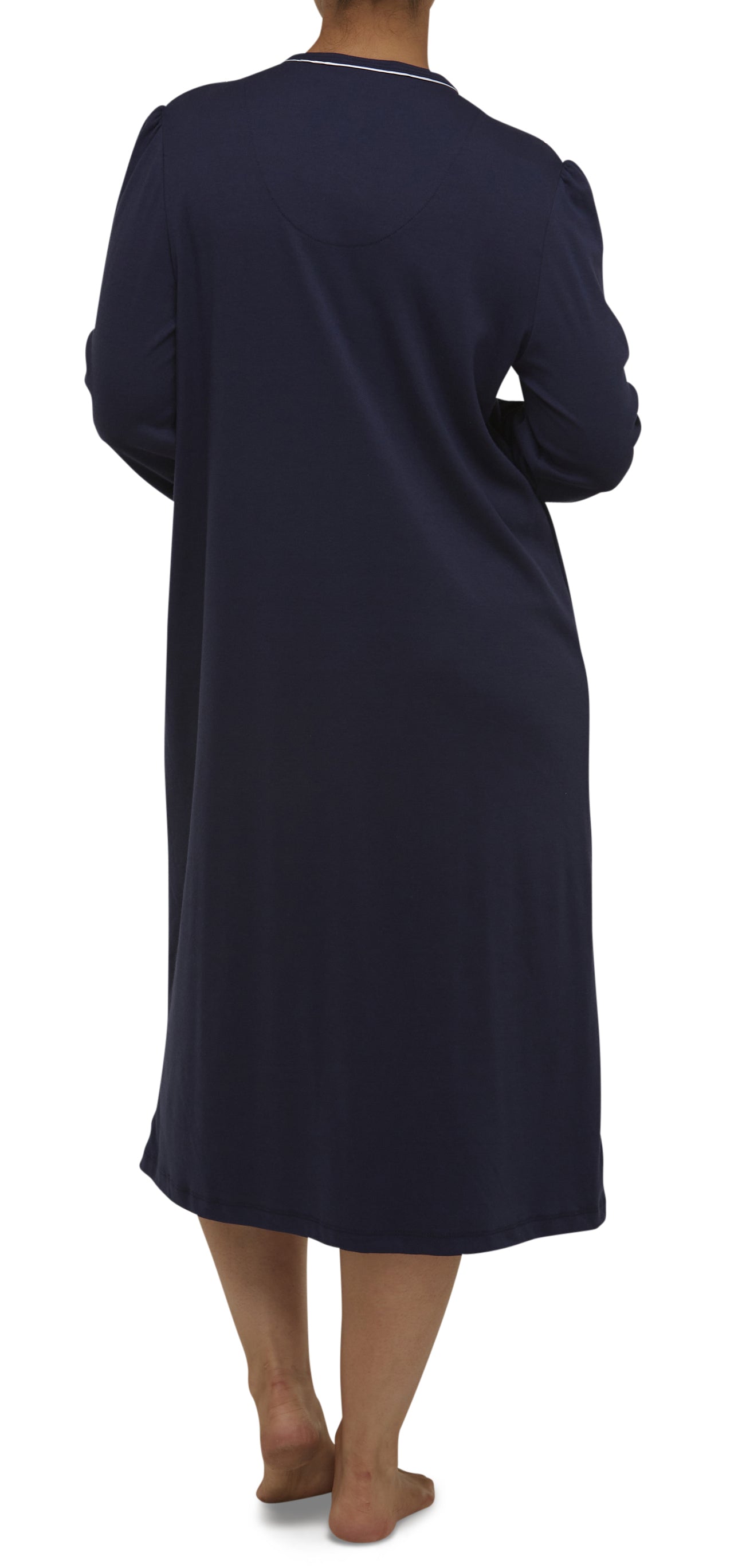 JAYNE EMBROIDERED NIGHTIE / NAVY-SK214J