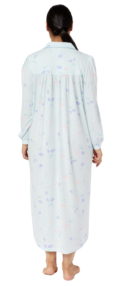 TULIP COLLAR NIGHTIE MINT - SK228TU