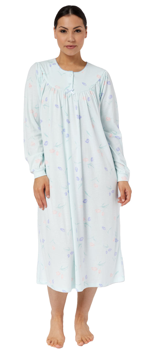 TULIP YOKE NIGHTIE MINT - SK230TU