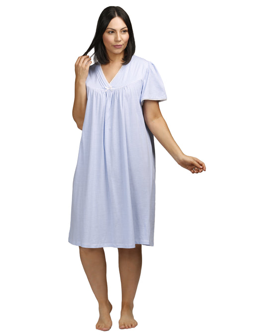 STRIPE NIGHTIE BLUE - SK300S