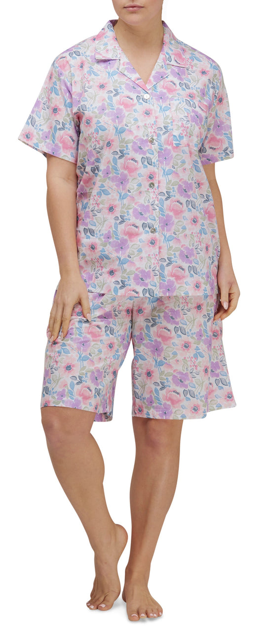 JADE SHORT PJ SET PINK - SK318