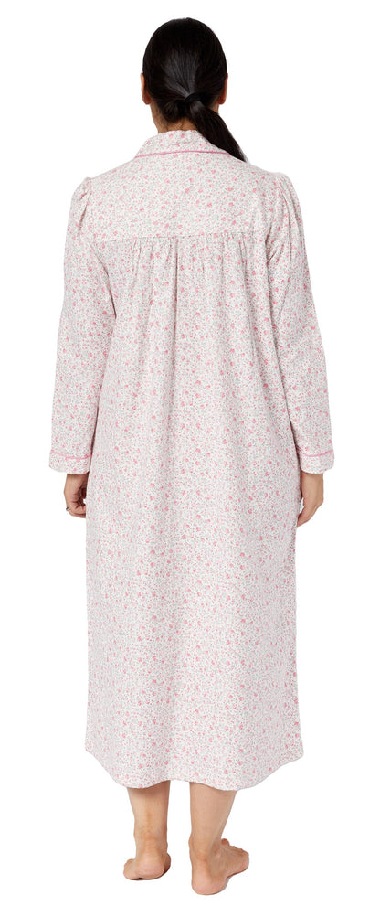 APPLE BLOSSOM COLLAR NIGHTIE PINK - SK612A