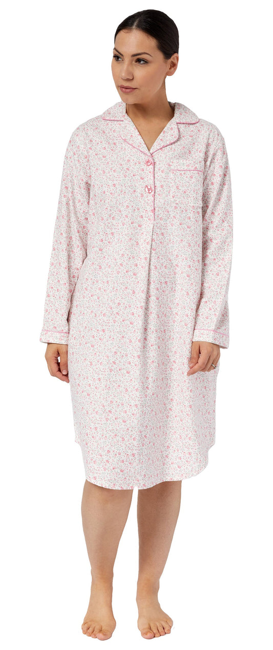 APPLE BLOSSOM NIGHTSHIRT PINK - SK613A