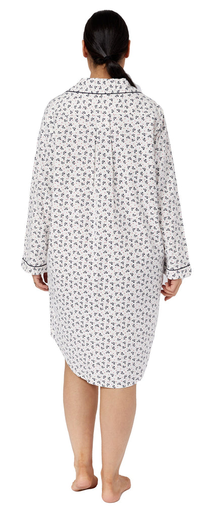 BOWS NIGHTSHIRT IVORY - SK613B