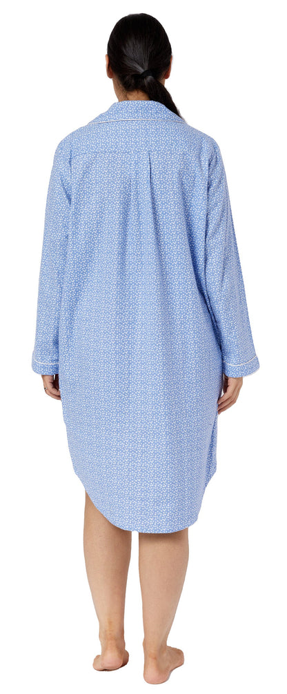 SPOT NIGHTSHIRT  CHAMBRAY - SK613S