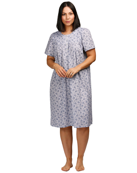 PAISLEY NIGHTIE BLUE - SK701P