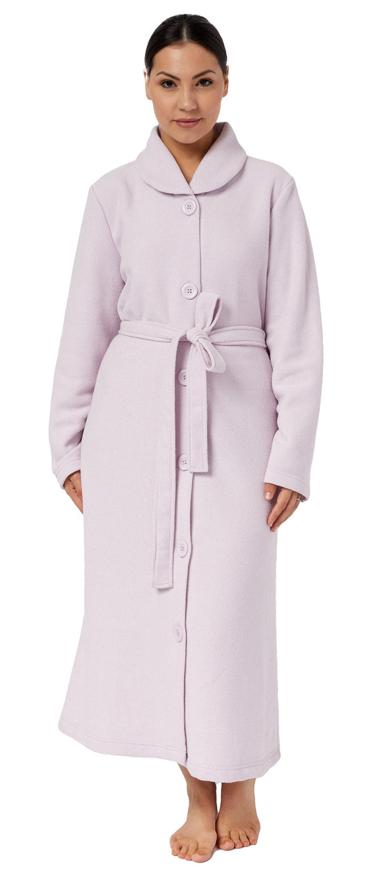 KNIT TERRY ROBE  LILAC - SK921BP